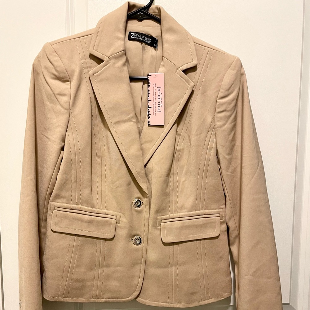 Tan NY&Co 7th Avenue Blazer